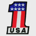 Embroidered USA Flag Patch: