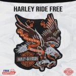 Harley Davidson Pegasus Embroidered Patch