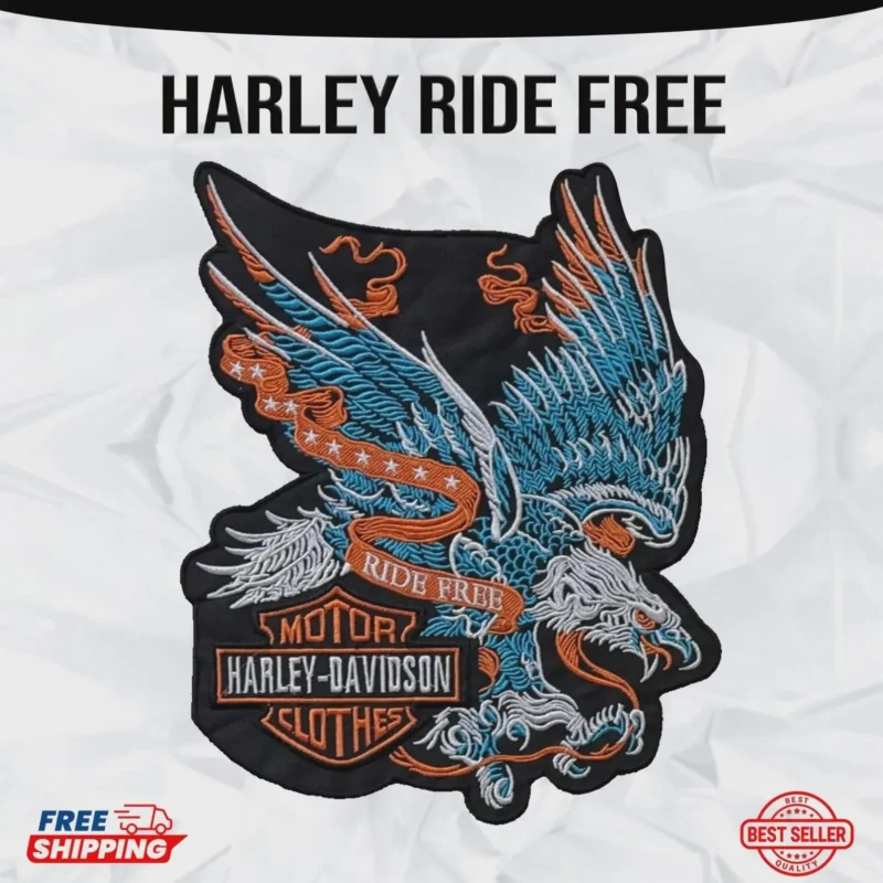 Harley Davidson Pegasus Embroidered Patch