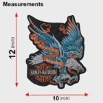 Harley Davidson Pegasus Embroidered Patch