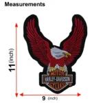 Large Embroidered Eagle Back Patch