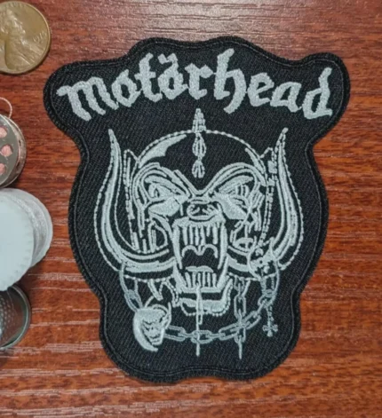 Motorhead Style Embroidered Patch
