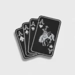 Rodeo Playing Cards Embroidered Patch