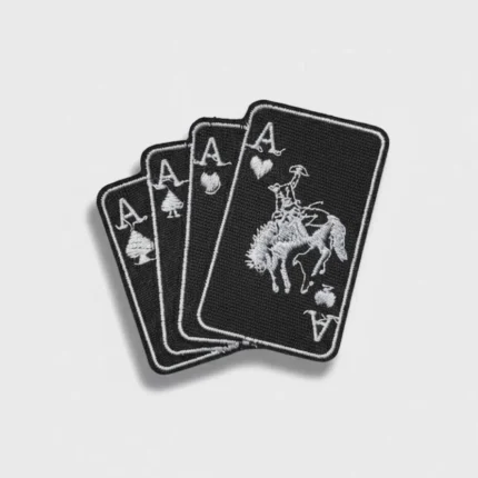 Rodeo Playing Cards Embroidered Patch