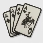 Rodeo Playing Cards Embroidered Patch