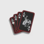 Rodeo Playing Cards Embroidered Patch