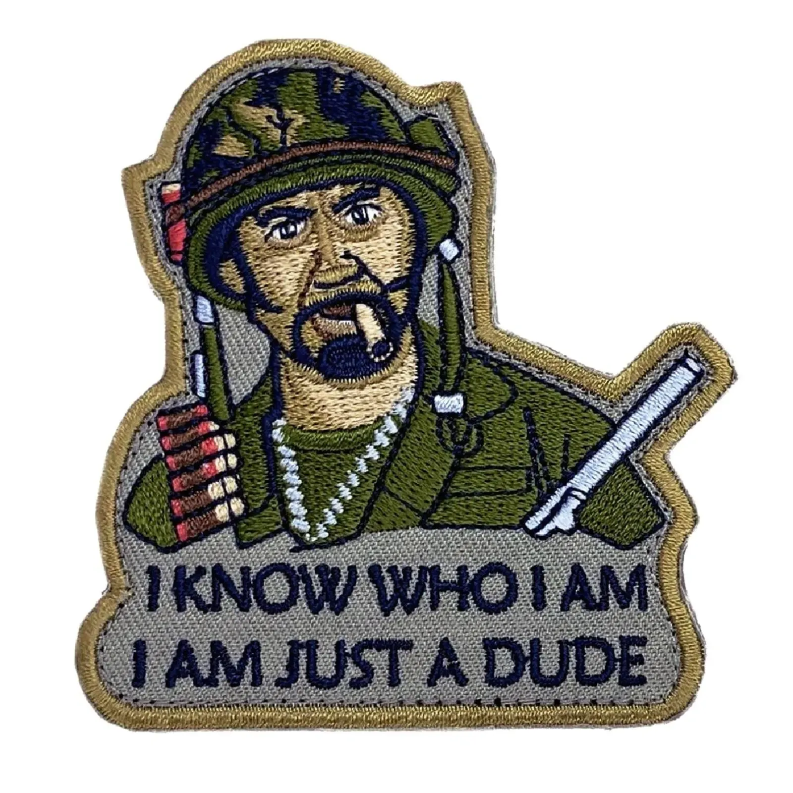 Tropic Thunder Embroidered Patch Tropic Thunder Embroidered Patch