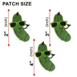 Cucumber Embroidered Patch